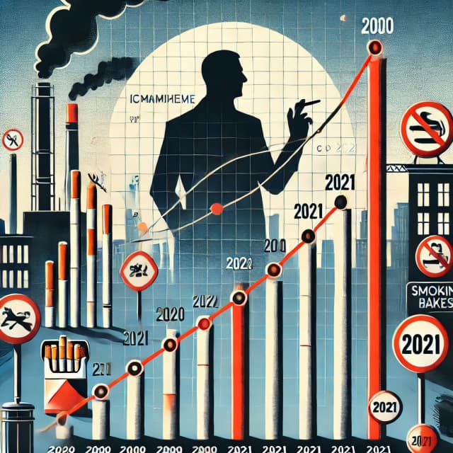Изменение цен на сигареты с 2000 до 2021
