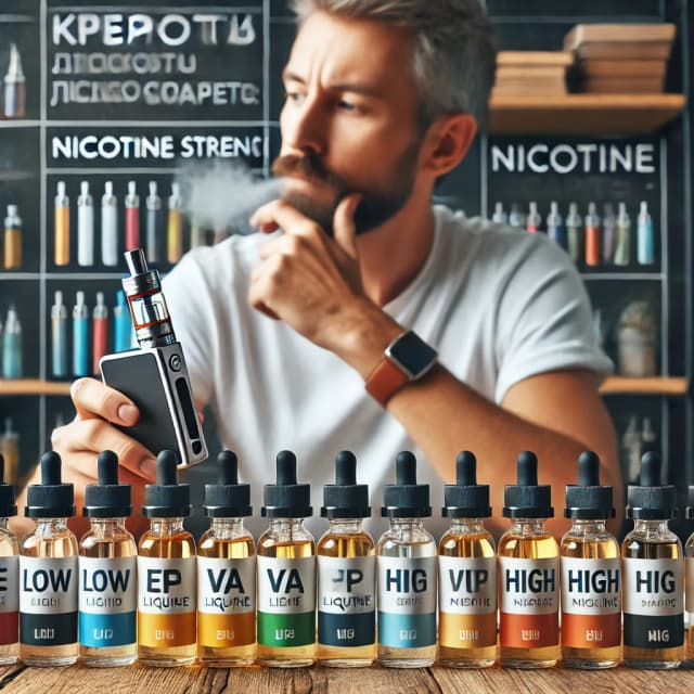 Крепость жидкости для электронных сигарет: как подобрать?